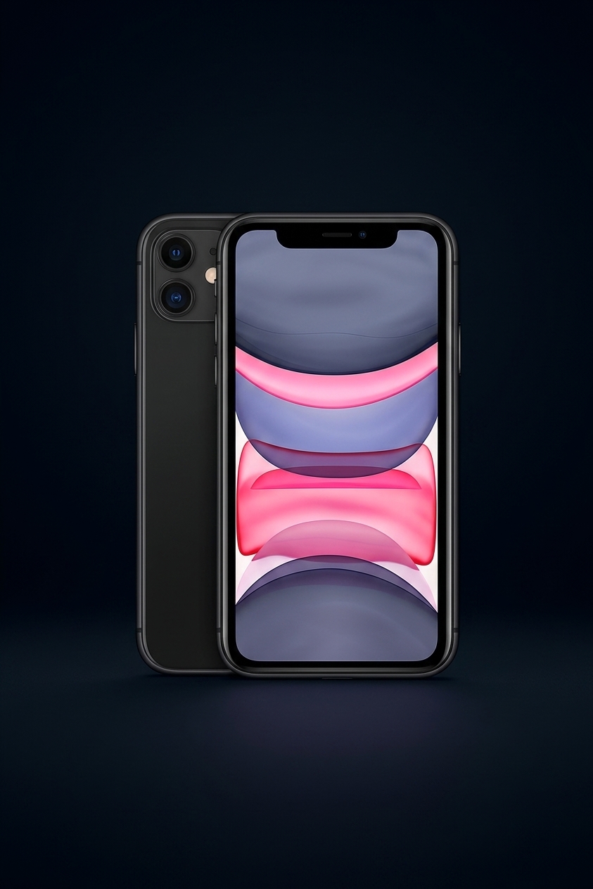 iPhone 11 64GB Black CPO Bundle — Phone + Screen Protector + Cover
