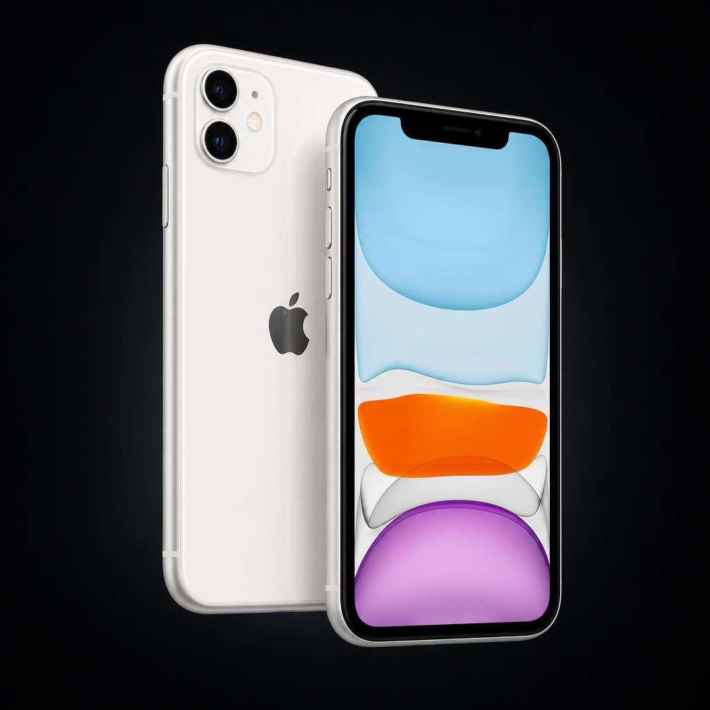 iPhone 11 128GB White CPO Bundle — Phone + Screen Protector + Cover