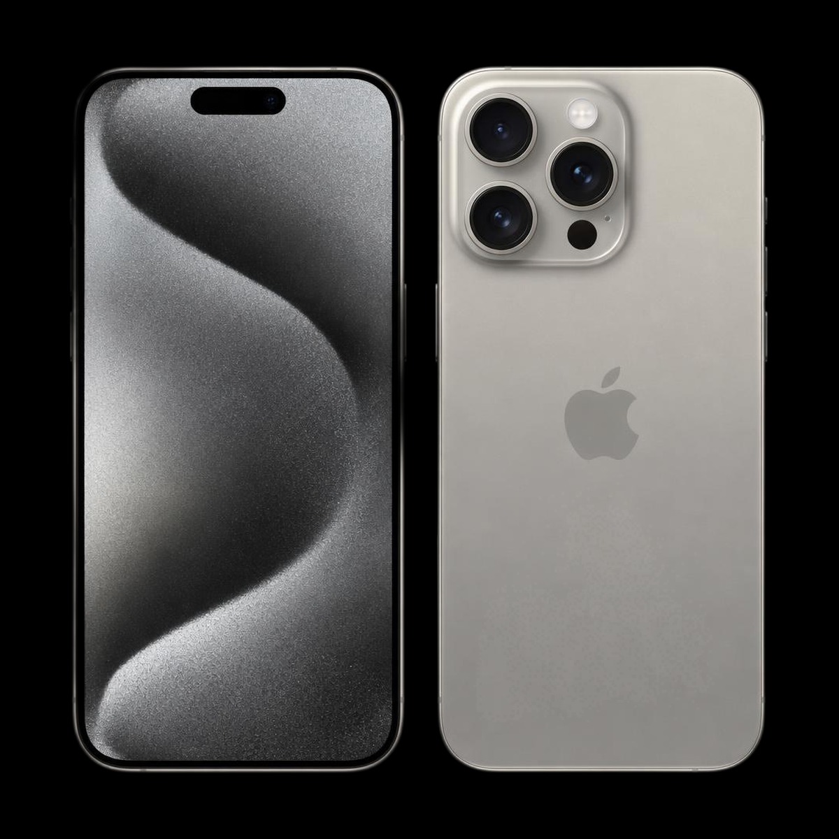 iPhone 15 Pro 128GB front and back view
